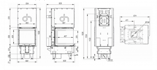 DEFRO HOME INTRA XSM U G wymiary